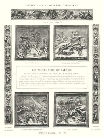 Ghiberti, As Portas do Baptistério, Lorenzo Ghiberti de Italian School