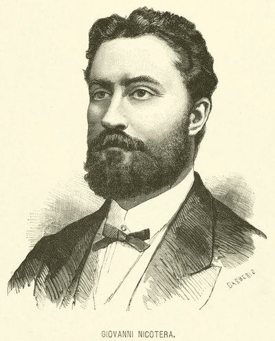 Giovanni Nicotera (gravura) de Italian School