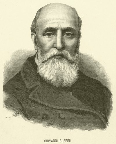 Giovanni Ruffini (gravura) de Italian School