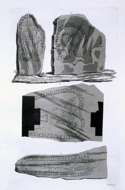Gnistad Bronzes, c.1820s-30s (gravação a cores) de Italian School