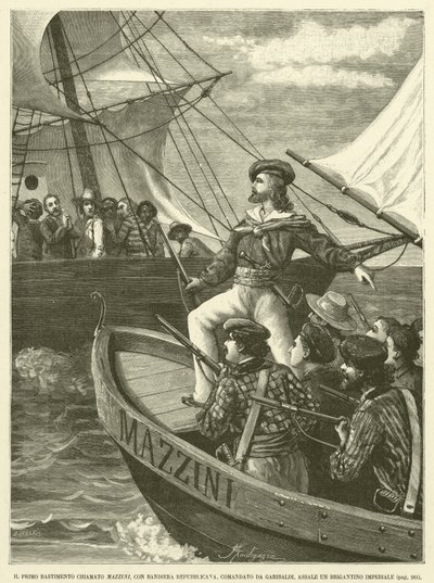 O Primeiro Bastião Chamado Mazzini, Com Bandeira Republicana, Comandado por Garibaldi, Ataca um Brigadeiro Imperial (gravação) de Italian School