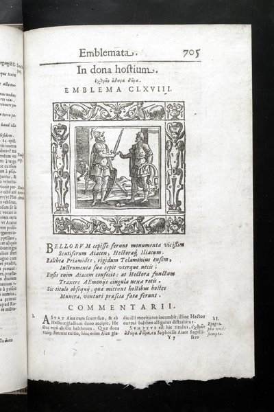 Ilustração do Emblemata, 1621 de Italian School