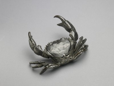 Tinteiro em forma de caranguejo, c. 1560 (bronze) de Italian School