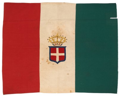 Bandeira italiana capturada pelos King