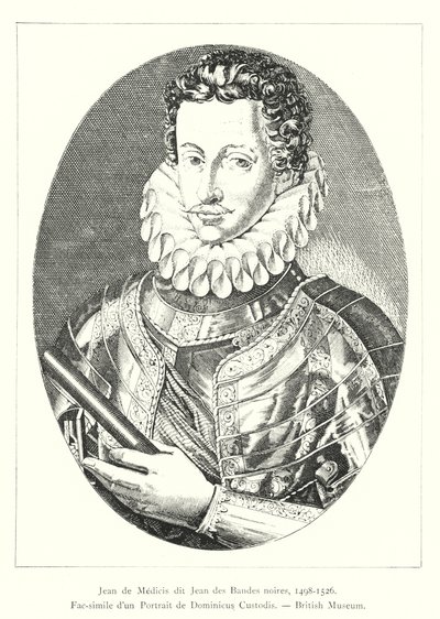 Jean de Medicis, conhecido como Jean des Bandes noires de Italian School