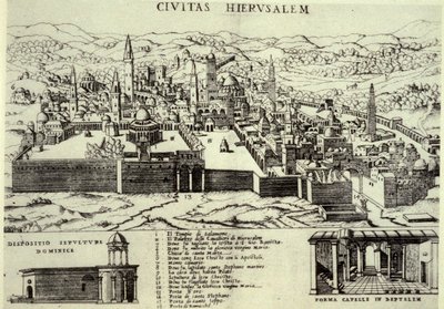 Jerusalém, 1581 de Italian School