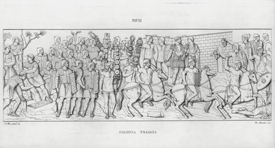 La Colonna Trajana, Coluna de Trajano de Italian School