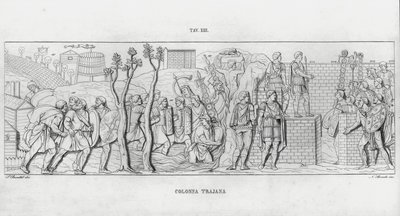 La Colonna Trajana, Coluna de Trajano de Italian School