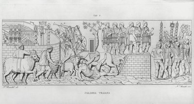 La Colonna Trajana, Coluna de Trajano de Italian School