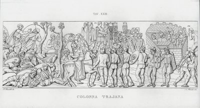 La Colonna Trajana, Coluna de Trajano de Italian School