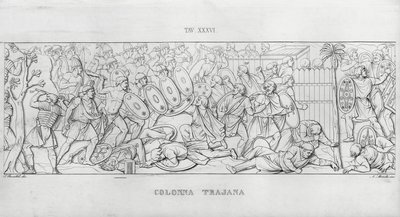 La Colonna Trajana, Coluna de Trajano de Italian School