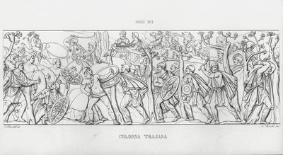 La Colonna Trajana, Coluna de Trajano de Italian School