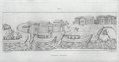 La Colonna Trajana, Coluna de Trajano de Italian School