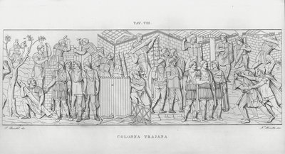 La Colonna Trajana, Coluna de Trajano de Italian School