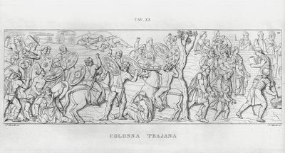 La Colonna Trajana, Coluna de Trajano de Italian School