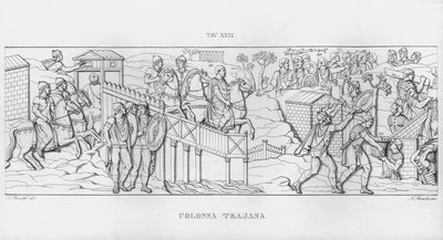 La Colonna Trajana, Coluna de Trajano de Italian School