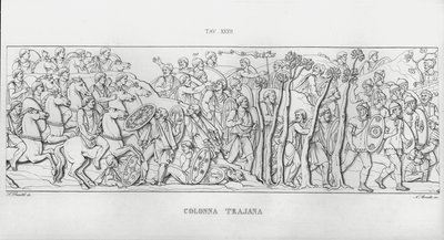 La Colonna Trajana, Coluna de Trajano de Italian School