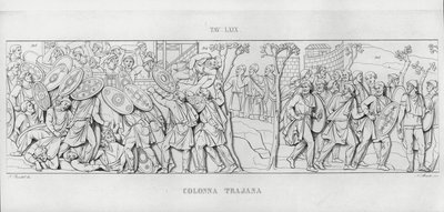 La Colonna Trajana, Coluna de Trajano de Italian School