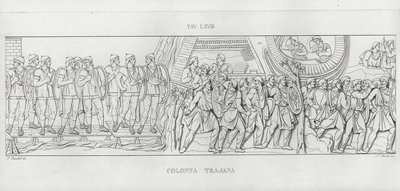 La Colonna Trajana, Coluna de Trajano de Italian School