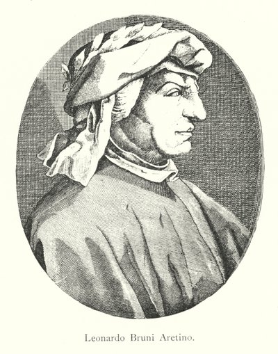 Leonardo Bruni Aretino (gravura) de Italian School