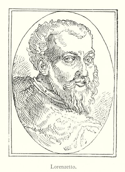 Lorenzetto (gravura) de Italian School