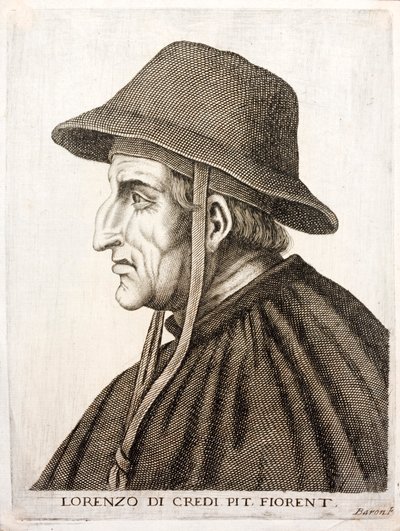Lorenzo di Credi, pintor italiano renascentista (gravura) de Italian School
