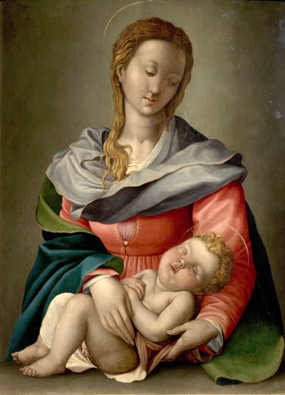 Madonna e criança, c.1525-40 de Italian School