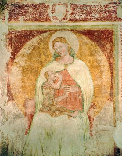 Madonna e criança de Italian School