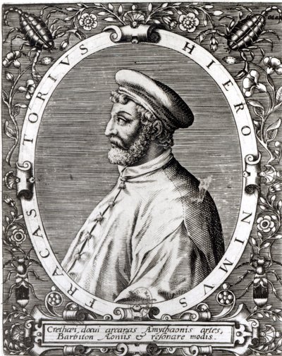 Retrato de medalhão de Girolamo Fracastoro (1483-1553) de Italian School