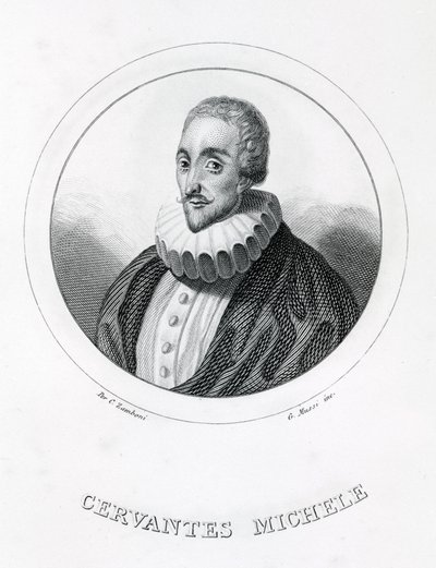 Miguel de Cervantes, escritor espanhol (1547 - 1616). de Italian School