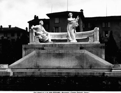 Monumento a Gaetano Donizetti (mármore) de Italian School