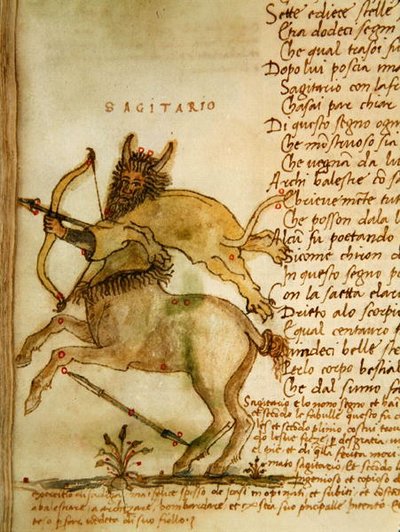 Ms Ital 483 P.4.7 f.157v Sagittarius, do 