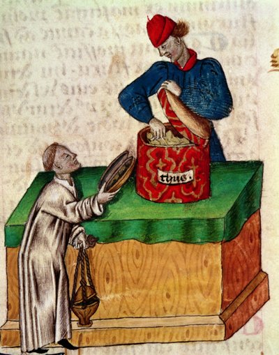 Ms Lat 993 fol.104r Vendedora de incenso, de 