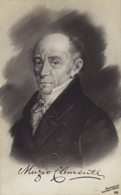 Murzo Clementi, compositor italiano, pianista, maestro, editor de música e fabricante de piano (1752-1832) de Italian School