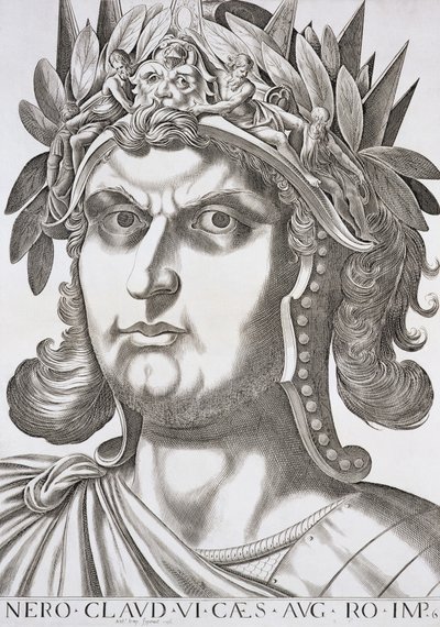 Nero (37-68 AD), 1596 de Italian School