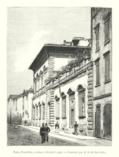 Palais Pandolfini, atribuído a Rafael de Italian School