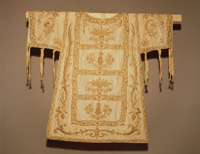 Parato de Corpus Domini dalmático (seda) de Italian School