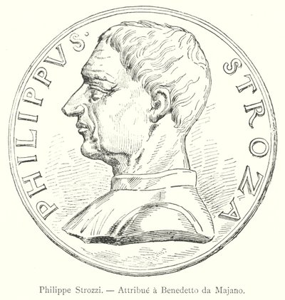 Philippe Strozzi, Attribue a Benedetto da Majano (gravura) de Italian School