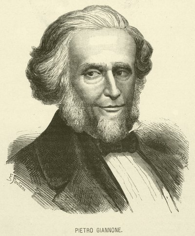 Pietro Giannone (gravura) de Italian School