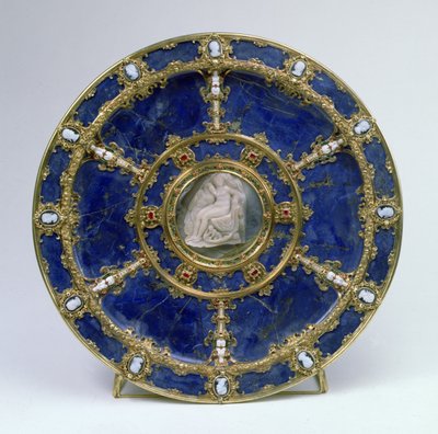Placa com um camafeu representando Leda e o Cisne de Italian School