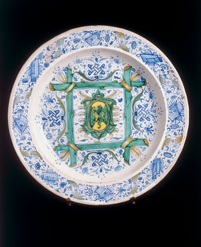 Prato com o Leão Rampante, Cafaggiolo maufacture de Italian School