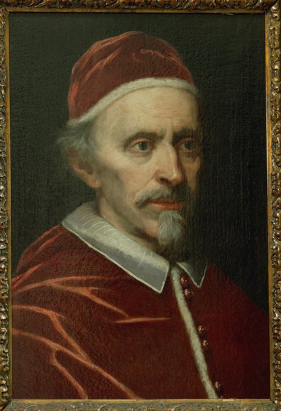 Papa Inocêncio XI, Papa 1676- 1689 ... (óleo sobre tela) de Italian School
