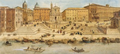 Porto de Ripetta de Italian School
