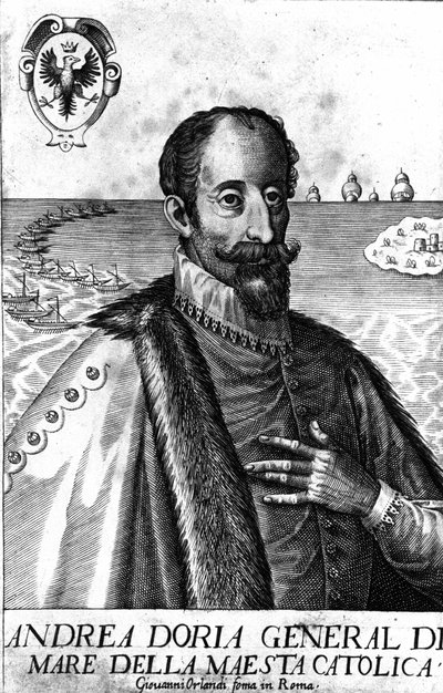 Retrato de Andrea Doria (1466-1560), guerreiro italiano. de Italian School