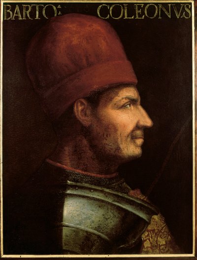Retrato de Bartolomeo Colleoni (ca.1400-1475), condottiere italiano (pintura) de Italian School