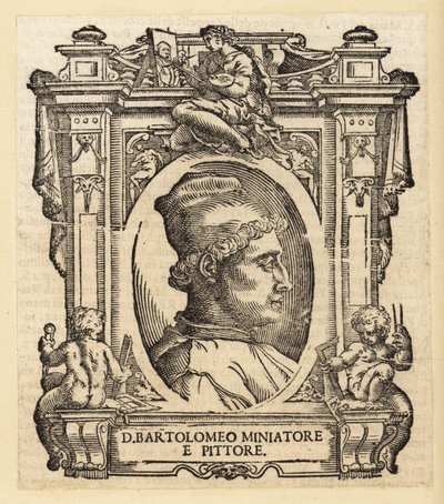 Retrato de Bartolomeo della Gatta, pintor, iluminador e arquitecto italiano (florentino) de Italian School