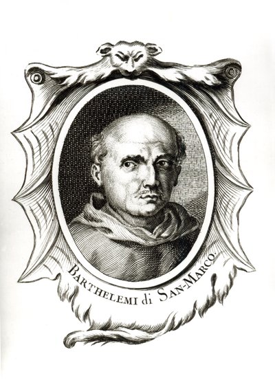 Retrato de Fra. Bartolomeu de San Marco de Italian School
