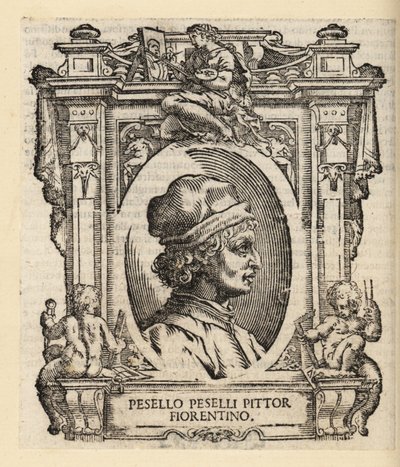 Retrato de Francesco Pesellino, pintor italiano de Florença de Italian School
