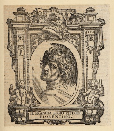 Retrato de Franciabigio, pintor italiano da Renascença Florentina de Italian School