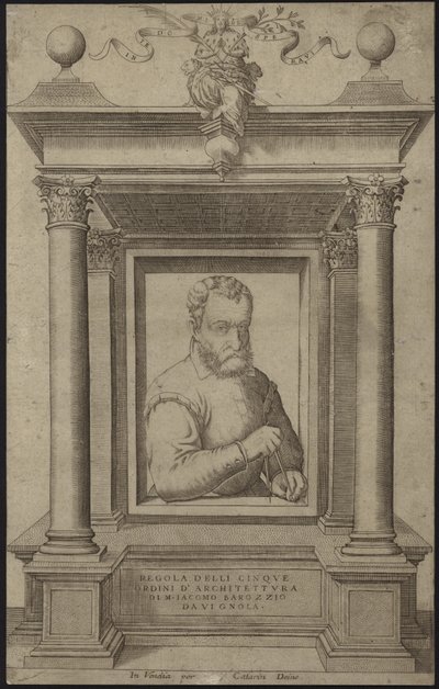 Retrato de Giacomo Barozzi da Vignola de Italian School